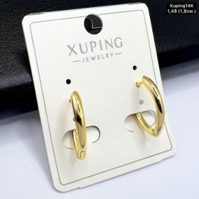 Сережки Xuping14К 10435 (1,8 см.)